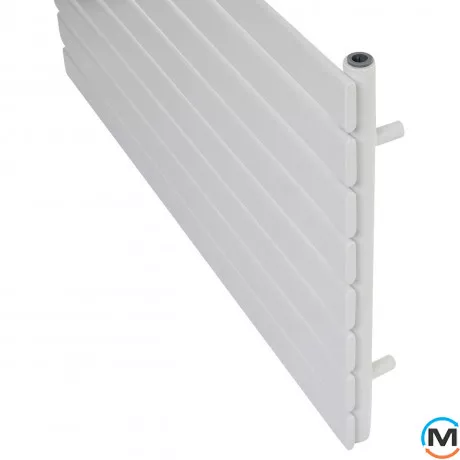 Горизонтальний дизайн радіатор ARTTIDESIGN Livorno G 8/544/1000 білий матовий, Колір: Білий, Висота (мм): 544, Кількість секцій: 8, Довжина (мм): 1000, фото , зображення 5