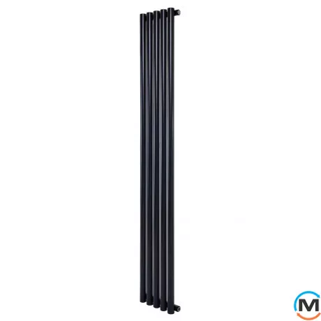 Вертикальный дизайнерский радиатор ARTTIDESIGN Matera 5/1800/295 черный матовый, Цвет: Черный, Кол-во секций: 5, Длина (мм): 295, фото 
