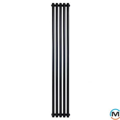Вертикальный дизайнерский радиатор ARTTIDESIGN Matera 5/1800/295 черный матовый, Цвет: Черный, Кол-во секций: 5, Длина (мм): 295, фото , изображение 3