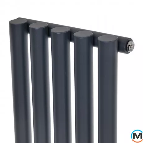 Вертикальный дизайнерский радиатор ARTTIDESIGN Matera 5/1800/295 серый матовый, Цвет: Серый, Кол-во секций: 5, Длина (мм): 295, фото , изображение 5