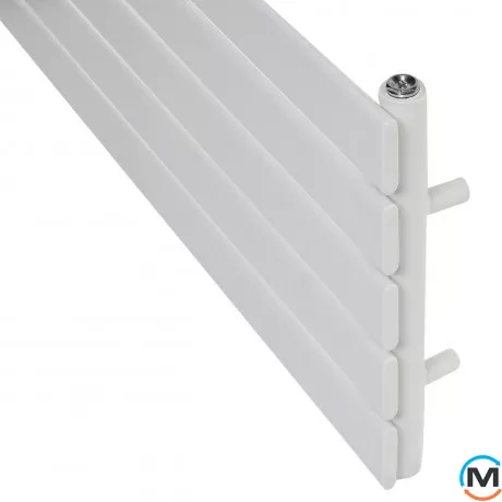 Горизонтальный дизайн радиатор ARTTIDESIGN Livorno G 5/340/1800 белый матовый, Цвет: Белый, Высота (мм): 340, Кол-во секций: 5, Длина (мм): 1800, Глубина (мм): 96, фото , изображение 3