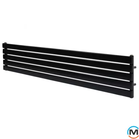 Горизонтальный дизайн радиатор ARTTIDESIGN Livorno G 5/340/1800 черный матовый, Цвет: Белый, Высота (мм): 340, Кол-во секций: 5, Длина (мм): 1800, фото 