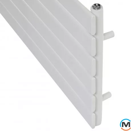 Горизонтальный дизайн радиатор ARTTIDESIGN Livorno G 6/408/1400 белый матовый, Цвет: Белый, Высота (мм): 408, Кол-во секций: 6, Длина (мм): 1400, Глубина (мм): 9.6, фото , изображение 4