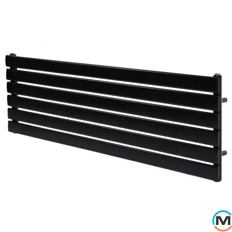 Горизонтальный дизайн радиатор ARTTIDESIGN Livorno G 6/408/1400 черный матовый, Цвет: Черный, Высота (мм): 408, Кол-во секций: 6, Длина (мм): 1400, Глубина (мм): 96, фото 