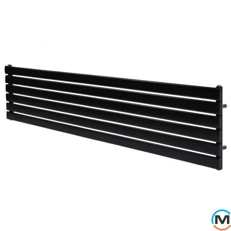 Горизонтальный дизайн радиатор ARTTIDESIGN Livorno G 6/408/1800 черный матовый, Цвет: Черный, Высота (мм): 408, Кол-во секций: 6, Длина (мм): 1800, фото 