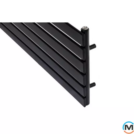 Горизонтальный дизайн радиатор ARTTIDESIGN Livorno G 6/408/1800 черный матовый, Цвет: Черный, Высота (мм): 408, Кол-во секций: 6, Длина (мм): 1800, фото , изображение 4