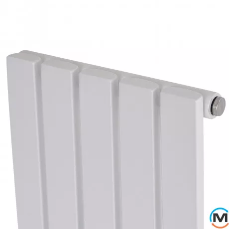 Вертикальний дизайнерський радіатор ARTTIDESIGN Terni 5/1800/295 білий матовий, Підключення радіатора: Бокове, Виконання: Вертикальний, Колір: Білий, Висота (мм): 1800, Кількість секцій: 5, Довжина (мм): 295, Глибина (мм): 94, Кількість рядів: 1, фото , зображення 4