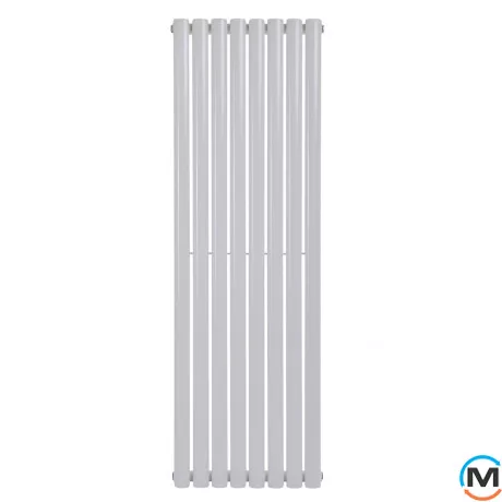 Дизайнерский вертикальный радиатор ARTTIDESIGN Rimini 8/1800/472/50 белый матовый, Подключение радиатора: Нижнее, Исполнение: Вертикальный, Цвет: Белый, Высота (мм): 1800, Кол-во секций: 8, Длина (мм): 472, Глубина (мм): 103, Количество рядов: 1, фото , изображение 4