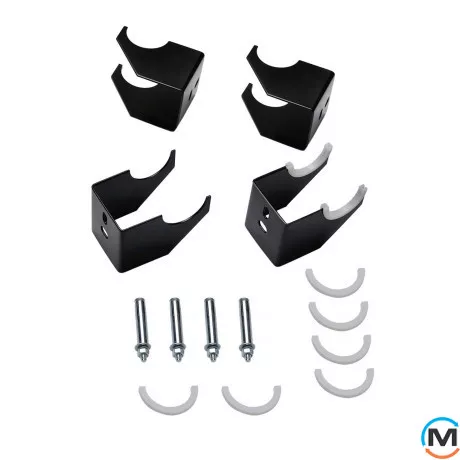 Вертикальный дизайнерский радиатор ARTTIDESIGN Terni 8/1800/472/50 черный матовый, Подключение радиатора: Нижнее, Цвет: Черный, Кол-во секций: 8, Количество рядов: 1, Длина (мм): 472, фото , изображение 4