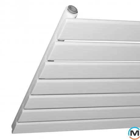 Горизонтальний дизайн радіатор ARTTIDESIGN Livorno G 7/476/1800 білий матовий, Колір: Білий, Висота (мм): 476, Кількість секцій: 7, Довжина (мм): 1800, фото , зображення 3