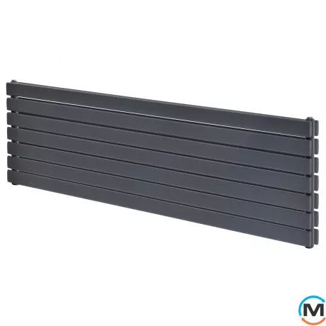 Горизонтальный дизайн радиатор ARTTIDESIGN Livorno II G 7/476/1800 серый матовый, Цвет: Серый, фото 