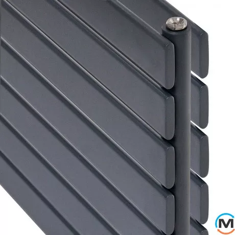 Горизонтальный дизайн радиатор ARTTIDESIGN Livorno II G 7/476/1800 серый матовый, Цвет: Серый, фото , изображение 4