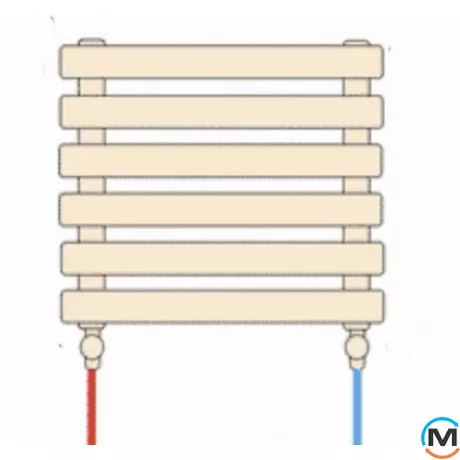 Горизонтальний дизайн радіатор ARTTIDESIGN Livorno G 8/544/1000 білий матовий, Колір: Білий, Висота (мм): 544, Кількість секцій: 8, Довжина (мм): 1000, фото , зображення 2