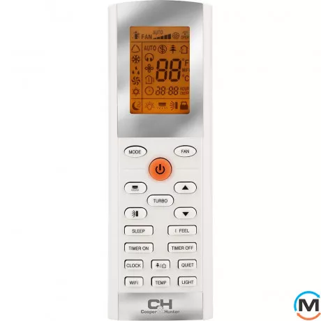 Тепловий насос кондиціонер Cooper&Hunter Daytona Black R32CH-S12FTXD2-BL, Колір: Чорний, Площа приміщення (кв.м): 35, Управління через Wi-fi: Так, фото , зображення 3