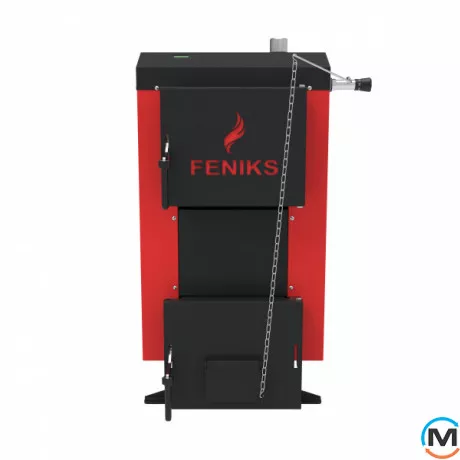 Твердопаливний котел Feniks серія A 20 кВт механіка, Теплова потужність (кВт): 20, Варіант: Без автоматики, фото , зображення 2