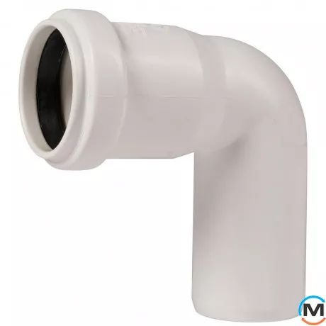 Колено канализационное Ostendorf HT-Safe white 32*87˚, Вид канализации: Внутренняя, Тип канализации: Простая, Градус (град.): 90, Цвет: Белый, Диаметр (мм): 32, Материал: Полипропилен PPR, фото 