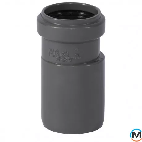 Редукция канализационная Ostendorf HT-Safe 40/32, Вариант: Обычная, Вид канализации: Внутренняя, Тип канализации: Простая, Модификация: 40/32, Исполнение: Для HT-Safe, Цвет: Темно-серый, Диаметр (мм): 40, Материал: Полипропилен PPR, фото 