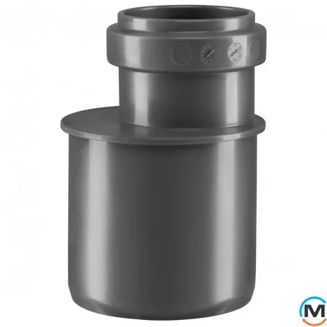 Редукція каналізаційна Ostendorf HT-Safe 50/32, Варіант: Звичайна, Вид каналізації: Внутрішня, Тип каналізації: Проста, Модифікація: 50/32, Виконання: Для HT-Safe, Колір: Темно-сірий, Діаметр (мм): 50, Матеріал: Поліпропілен PPR, фото 