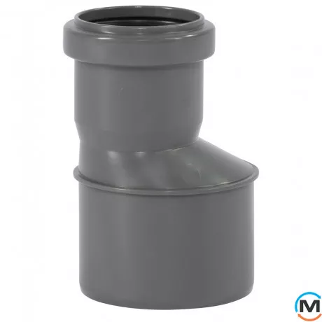 Редукция канализационная Ostendorf HT-Safe 75/50, Вариант: Обычная, Вид канализации: Внутренняя, Тип канализации: Простая, Модификация: 75/50, Исполнение: Для HT-Safe, Цвет: Темно-серый, Диаметр (мм): 75, Материал: Полипропилен PPR, фото 