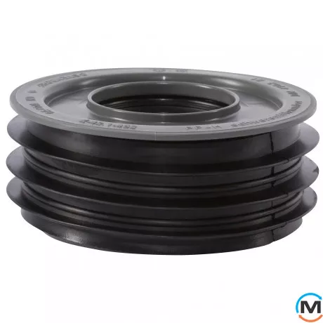 Редукция канализационная Ostendorf HT-Safe внутренняя 110/50, Вариант: Внутренний, Вид канализации: Внутренняя, Тип канализации: Простая, Модификация: 110/50, Исполнение: Для HT-Safe, Цвет: Темно-серый, Диаметр (мм): 100, Материал: Полипропилен PPR, фото 