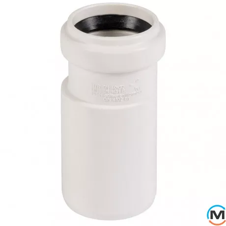 Редукция канализационная Ostendorf HT-Safe white 40/32, Вариант: Обычная, Вид канализации: Внутренняя, Тип канализации: Простая, Модификация: 40/32, Исполнение: Для HT-Safe, Цвет: Белый, Диаметр (мм): 40, Материал: Полипропилен PPR, фото 