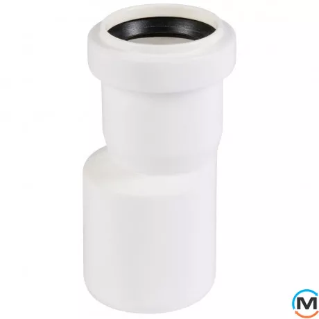 Редукция канализационная Ostendorf HT-Safe white 50/40, Вариант: Обычная, Вид канализации: Внутренняя, Тип канализации: Простая, Модификация: 50/40, Исполнение: Для HT-Safe, Цвет: Белый, Диаметр (мм): 50, Материал: Полипропилен PPR, фото 