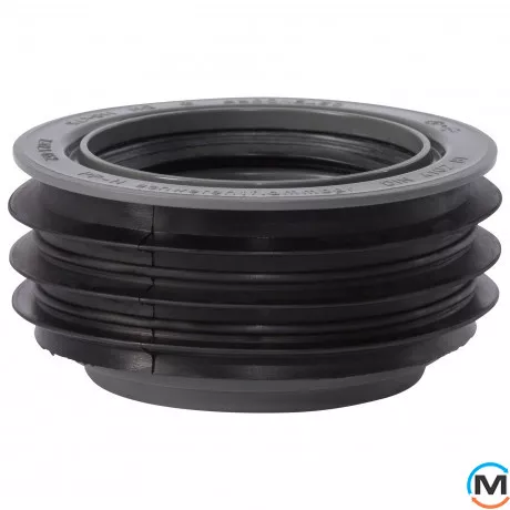 Редукция канализационная Ostendorf HT-Safe внутренняя 110/75, Вариант: Внутренний, Вид канализации: Внутренняя, Тип канализации: Простая, Модификация: 110/75, Исполнение: Для HT-Safe, Цвет: Темно-серый, Диаметр (мм): 100, Материал: Полипропилен PPR, фото 