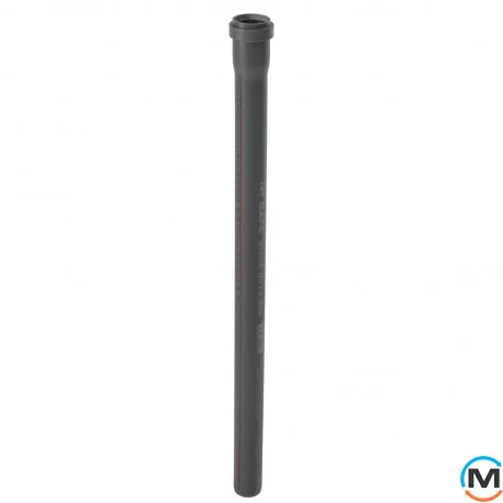 Труба каналізаційна Ostendorf HT-Safe 32*2000, Варіант: З розтрубом, Вид каналізації: Внутрішня, Тип каналізації: Проста, Колір: Темно-сірий, Діаметр (мм): 32, Товщина стінки (мм): 1.8, Довжина (мм): 2000, Матеріал: Поліпропілен PPR, фото 