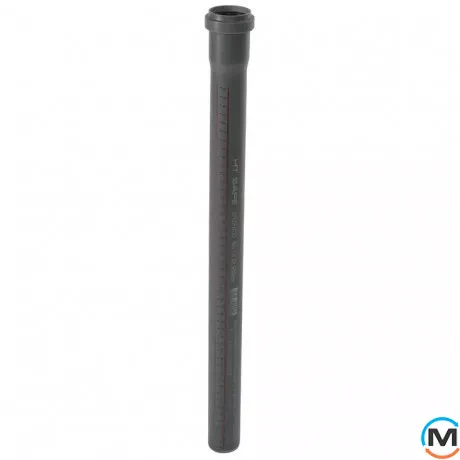 Труба каналізаційна Ostendorf HT-Safe 40*3000, Варіант: З розтрубом, Вид каналізації: Внутрішня, Тип каналізації: Проста, Колір: Темно-сірий, Діаметр (мм): 40, Товщина стінки (мм): 1.8, Довжина (мм): 3000, Матеріал: Поліпропілен PPR, фото 