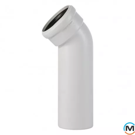 Колено канализационное Ostendorf Skolan db компенсационное 110х45, фото 