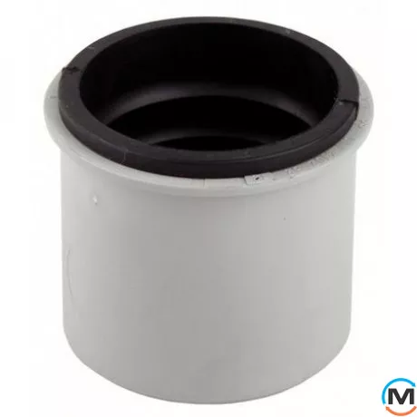 Редукция канализационная Ostendorf Skolan db на канализацию HT 75, Вариант: Короткая, Вид канализации: Внутренняя, Тип канализации: Бесшумная, Модификация: 75/75, Исполнение: С Skolan db на HT-Safe, Цвет: Светло-серый, Диаметр (мм): 75, Материал: Полипропилен PPR, фото 