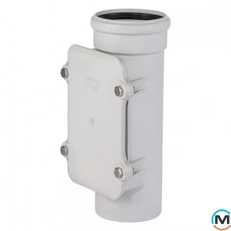 Ревізія каналізаційна Ostendorf Skolan db 125, Вид каналізації: Внутрішня, Тип каналізації: Безшумна, Діаметр (мм): 125, Матеріал: Поліпропілен PPR, фото 