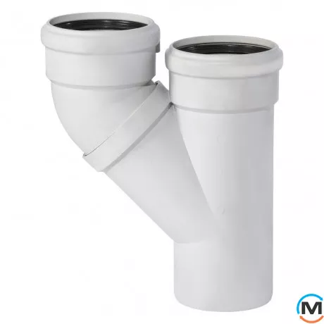 Тройник канализационный Ostendorf Skolan db параллельный 110/110, фото 