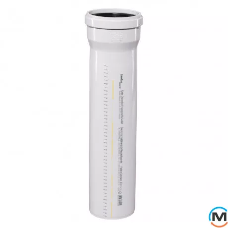 Труба каналізаційна Ostendorf Skolan db 125х2000, Варіант: З розтрубом, Вид каналізації: Внутрішня, Тип каналізації: Безшумна, Колір: Світло сірий, Діаметр (мм): 125, Товщина стінки (мм): 5.3, Довжина (мм): 2000, Матеріал: Поліпропілен PPR, фото 