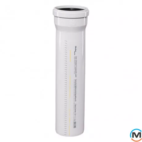 Труба каналізаційна Ostendorf Skolan db 125х500, Варіант: З розтрубом, Вид каналізації: Внутрішня, Тип каналізації: Безшумна, Колір: Світло сірий, Діаметр (мм): 125, Товщина стінки (мм): 5.3, Довжина (мм): 500, Матеріал: Поліпропілен PPR, фото 