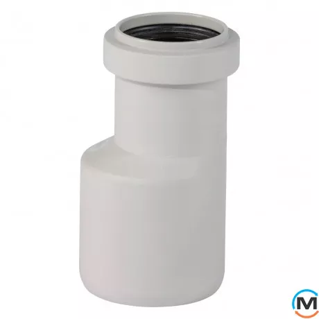 Редукція каналізаційна Ostendorf Skolan db для HT 58/40, Варіант: Звичайна, Вид каналізації: Внутрішня, Тип каналізації: Безшумна, Модифікація: 50/40, Виконання: З Skolan db на HT-Safe, Колір: Світло сірий, Діаметр (мм): 50, Матеріал: Поліпропілен PPR, фото 