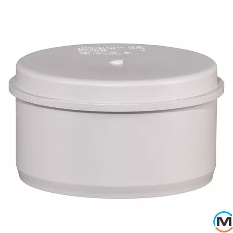 Заглушка канализационная Ostendorf Skolan db 125, Вид канализации: Внутренняя, Тип канализации: Бесшумная, Диаметр (мм): 125, Материал: Полипропилен PPR, фото 