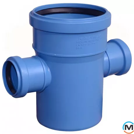 Хрестовина Valsir Triplus Ø125/110/110 87°30', Градус (град.): 87, Модифікація: 125/110/110, Діаметр (мм): 125, фото 