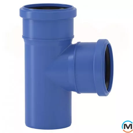 Трійник Valsir Triplus Ø75/75 87°, Градус (град.): 87, Модифікація: 75/70, Діаметр (мм): 75, фото 