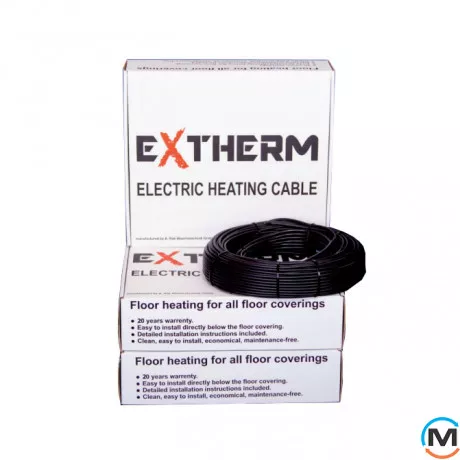 Нагревательный кабель двухжильный Extherm ETС ECO 20-2500, Длина (м.): 125, Мощность, Вт: 2500, фото 