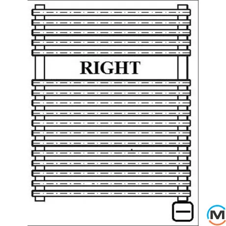 Электрическое полотенцесушитель Luxrad BASIC G 1200x500 тен (300 Вт) белый, скрытый монтаж, справа, Высота (мм): 1200, Модификация: скрытый монтаж, Исполнение: Правый, Макс. мощность (Вт): 300, фото , изображение 7