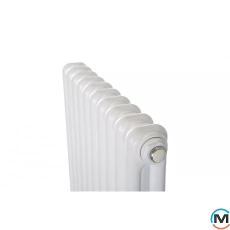 Радіатор Luxrad COLUMNUS двотрубний 1800x290 ZDC (центральний) білий, Виконання: Вертикальний, Колір: Білий, Висота (мм): 1800, Кількість рядів: 2, Довжина (мм): 290, фото , зображення 2