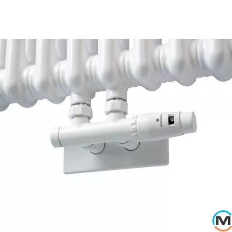 Радіатор Luxrad COLUMNUS двотрубний 1800x290 ZDC (центральний) білий, Виконання: Вертикальний, Колір: Білий, Висота (мм): 1800, Кількість рядів: 2, Довжина (мм): 290, фото , зображення 4