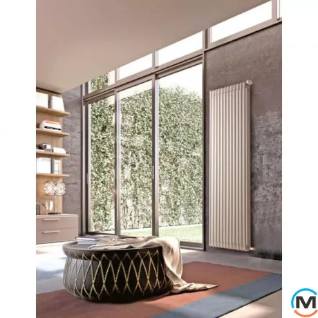 Радіатор Luxrad COLUMNUS двотрубний 1800x290 ZDC (центральний) білий, Виконання: Вертикальний, Колір: Білий, Висота (мм): 1800, Кількість рядів: 2, Довжина (мм): 290, фото , зображення 6