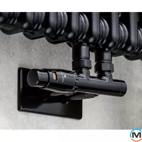 Радіатор Luxrad COLUMNUS двотрубний 1800x380 ZDC чорний матовий, Виконання: Вертикальний, Колір: Чорний, Висота (мм): 1800, Кількість рядів: 2, Довжина (мм): 380, фото , зображення 4