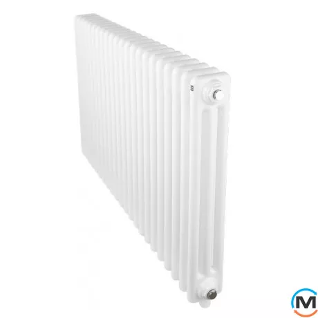 Радиатор Luxrad COLUMNUS трехтрубный 600x650 ZDP белый, Исполнение: Горизонтальный, Цвет: Белый, Высота (мм): 600, Количество рядов: 3, Длина (мм): 650, фото , изображение 2