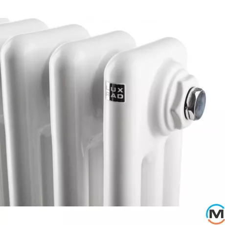 Радиатор Luxrad COLUMNUS трехтрубный 600x650 ZDP белый, Исполнение: Горизонтальный, Цвет: Белый, Высота (мм): 600, Количество рядов: 3, Длина (мм): 650, фото , изображение 3