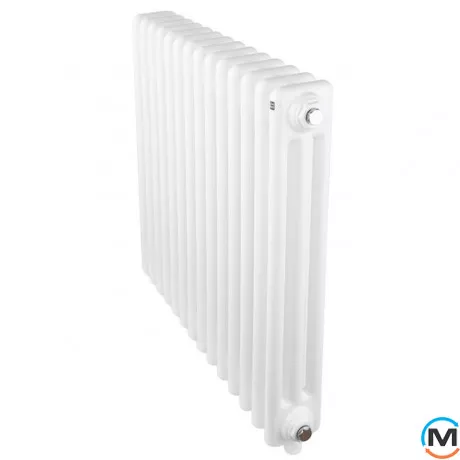 Радиатор Luxrad COLUMNUS трехтрубный 600x650 ZDP белый, Исполнение: Горизонтальный, Цвет: Белый, Высота (мм): 600, Количество рядов: 3, Длина (мм): 650, фото 