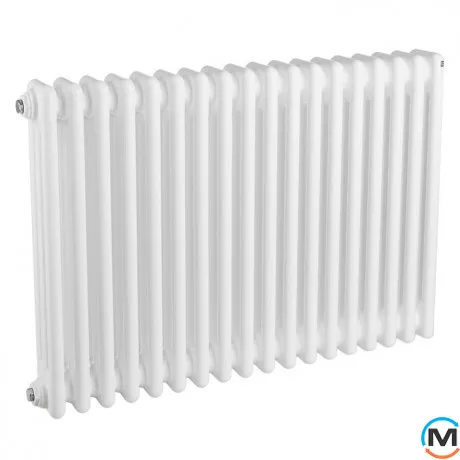 Радиатор Luxrad COLUMNUS трехтрубный 600x830 ZDP белый, Исполнение: Горизонтальный, Цвет: Белый, Высота (мм): 600, Количество рядов: 3, Длина (мм): 830, фото 