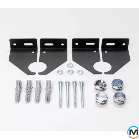 Радіатор Luxrad OVAL DOUBLE 1700x410 ZDC чорний мат, Колір: Чорний, фото , зображення 4